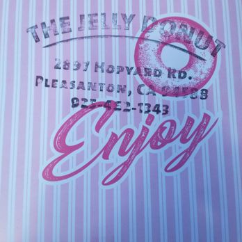 The Jelly Donut - The famous Jelly Donut box - Donuts Near Me - Pleasanton, California The Jelly Donut - The famous Jelly Donut box - Donuts Near Me - Pleasanton, California