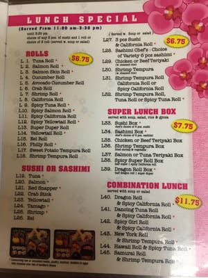 Menu photo 3 Sakura Ogden, UT