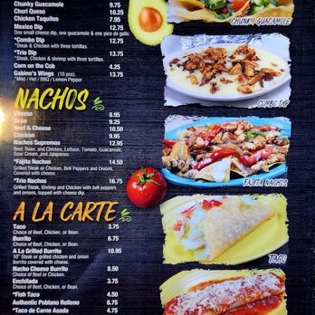 Gabino's Mexican Grill - Menu - Mexican Near Me - Jackson, Georgia