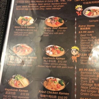 Ramen Ichiraku - Menu - Ramen Near Me - El Monte, California Ramen Ichiraku - Menu - Ramen Near Me - El Monte, California