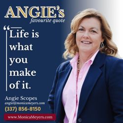 Monica Meyers - State Farm Insurance Agent - "Life is what you make of it." Angie's favorite quote is a simple yet profound reminder that we have the power to shape our o...