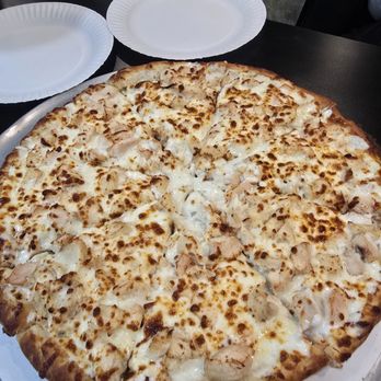 Folsom Pizza & Kabob - White garlic chicken pizza - Mediterranean Near Me - Folsom, California
