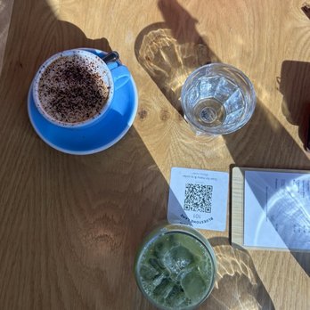 Bluestone Lane - Iced Matcha Latte Cappuccino - Coffee & Tea Near Me - Orange, California