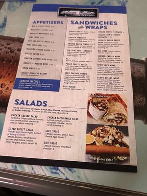 Menu photo 1 Silver Bullet Bar Genola, MN