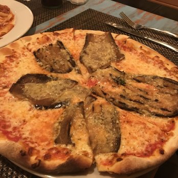 Oltre Mare - Parmigiana Pizza -eggplant pizza wow ! - Italian Near Me - San Diego, California