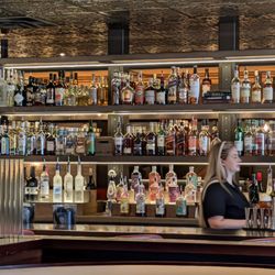 Great selection of alcohol including bourbon.