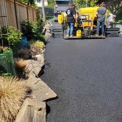 JD Hunt Paving - The crew applied new asphalt in between the stones to help with drainage.