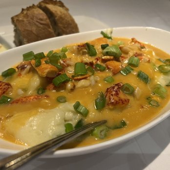 Eddie V's Prime Seafood - Butter Poached Lobster, White Cheddar Mashed Potatoes - Seafood Near Me - Paramus, New Jersey