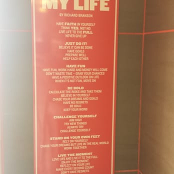 Jimmy John's - Inspirational sign with Richard Bransom-isms - Sandwiches Near Me - San Clemente, California