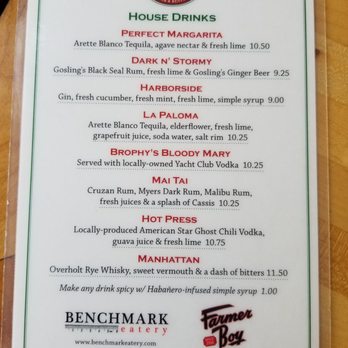 Brophy Bros - Drink menu - Seafood Near Me - Santa Barbara, California