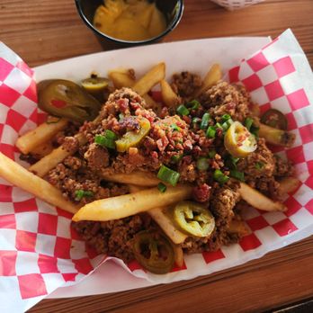 Tipsy Tarpon - Loaded fries came out room temperature - Tiki Bars Near Me - Crystal River, Florida