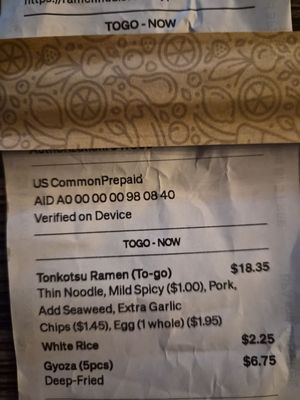 Menu photo 2 Ramen Hub & Sushi - Long Beach Long Beach, CA