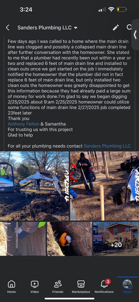 Slide of Sanders Plumbing