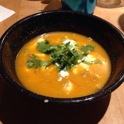 GoMex Cantina - Soupe aux tortillas, coriandre et feta : un délice !