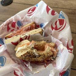 Brooklyn Water Bagels - Nice ingredientsx hard (I mean really hard) bagel