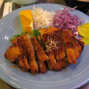 Photo of Sushi Tomo - Palo Alto, CA, United States. pork cutlet dinner