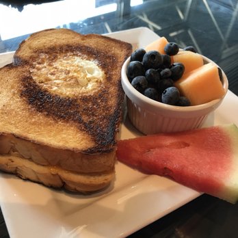Colleen's Cafe - Toad in a hole. The egg had a runny center! So tasty! - Bakeries Near Me - Saint Louis, Missouri
