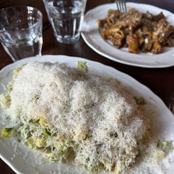 The Majestic - Caesar salad and mushroom rigatoni - Supper Clubs Near Me - Los Angeles, California
