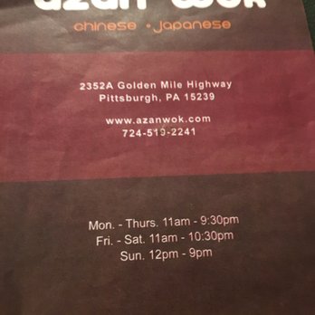 Azan Wok - Asian Fusion Near Me - Pittsburgh, Pennsylvania