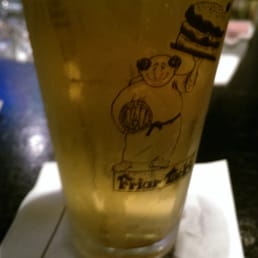 spotted cow in frosty glass
