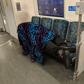 Metro Green Line - Taking up seats even when train is packed. - Public Transportation Near Me - Norwalk, California Metro Green Line - Taking up seats even when train is packed. - Public Transportation Near Me - Norwalk, California