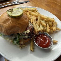 Genuine Cheeseburger with @Truffle Fries Genuine Cheeseburger with @Truffle Fries