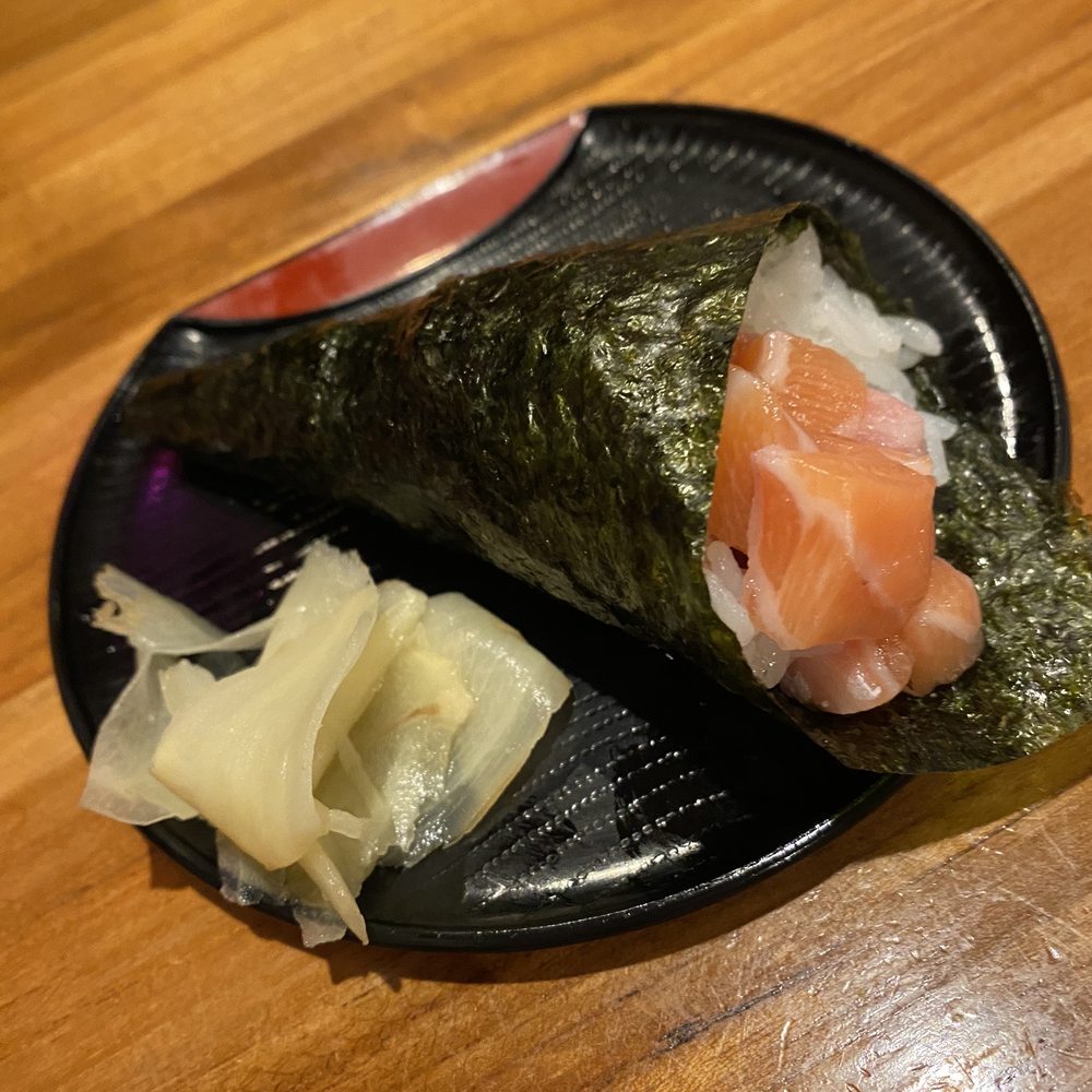 Kazoku - Salmon hand roll - Sushi Bars Near Me - Edmonds, Washington