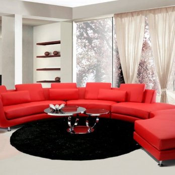 BoHo Furniture - Modern Red Leather Sectional available @ www.bohofurnituregallery.com - Furniture Stores Near Me - Las Vegas, Nevada BoHo Furniture - Modern Red Leather Sectional available @ www.bohofurnituregallery.com - Furniture Stores Near Me - Las Vegas, Nevada