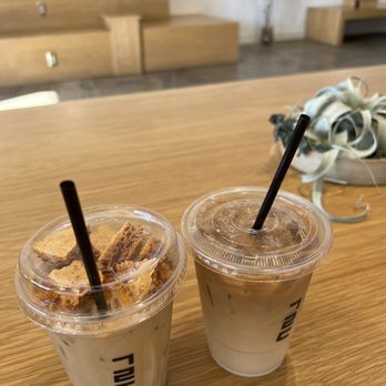 Grid Coffee - Iced dalgona latte, Iced Kyoto cold brew latte - Coffee & Tea Near Me - Diamond Bar, California