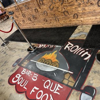 Smokin & Rollin BBQ - Art near register - Soul Food Near Me - Dallas, Texas Smokin & Rollin BBQ - Art near register - Soul Food Near Me - Dallas, Texas
