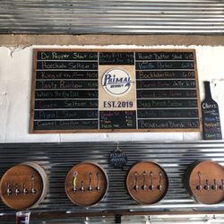 Primal Brewing - Beer list great choices great vibes