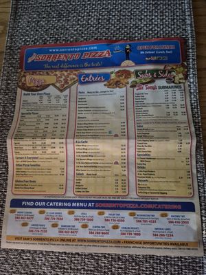 Menu photo 3 Sam's Sorrento Pizza Macomb, MI Menu photo 3 Sam's Sorrento Pizza Macomb, MI