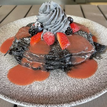 Basalt - Charcoal pancakes - New American Near Me - Honolulu, Hawaii