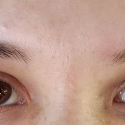 After with no product in brows After with no product in brows