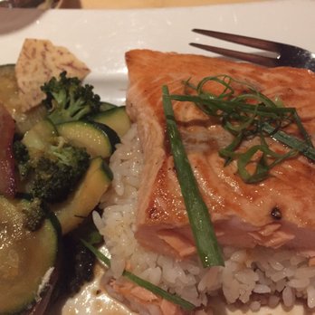 Pacific Rim - Salmon was simple, no flavor and the vegetables were cooked to death - Asian Fusion Near Me - Ann Arbor, Michigan Pacific Rim - Salmon was simple, no flavor and the vegetables were cooked to death - Asian Fusion Near Me - Ann Arbor, Michigan