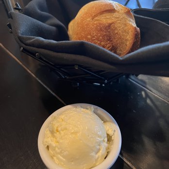 Drew's Bayshore Bistro - Free warm rolls with whipped butter! - New American Near Me - Keyport, New Jersey