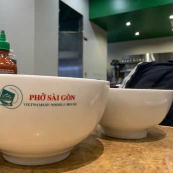 Pho Saigon - Large and small bowl of pho - Vietnamese Near Me - Austin, Texas