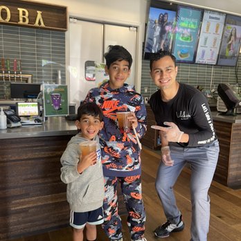 Lilikoi - Leo the manager with my boys - Bubble Tea Near Me - San Francisco, California Lilikoi - Leo the manager with my boys - Bubble Tea Near Me - San Francisco, California