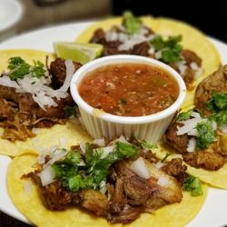 PHASE ONE - Colorado - Saffron Carnitas tacos with tequila morita salsa! I can no longer eat tacos anywhere else!