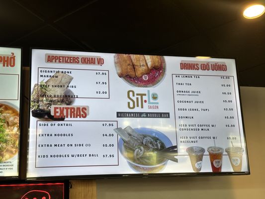 Menu photo 8 Sit Lo Saigon Davis, CA