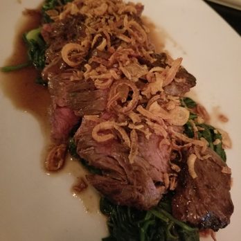 Marseille - Steak on a bed of spinach - French Near Me - New York, New York