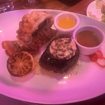 STK Steakhouse Bellevue - filet with signature butter and lobster tail - Steakhouses Near Me - Bellevue, Washington STK Steakhouse Bellevue - filet with signature butter and lobster tail - Steakhouses Near Me - Bellevue, Washington