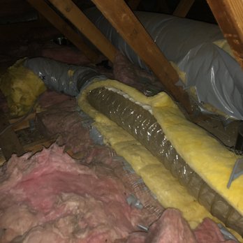 911 Attic Insulation - Ducts ruined by pests - Insulation Installation Near Me 911 Attic Insulation - Ducts ruined by pests - Insulation Installation Near Me