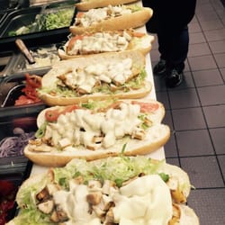 Bethesda Market - Chicken Cheesesteaks for the whole group!!!
