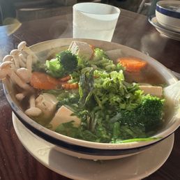 Vegetarian pho with beef broth Vegetarian pho with beef broth