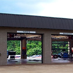 Quality Brake and Tire Center - front view from E Chatham St