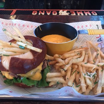 Clinton Hall Bronx - 5 stars! Our server Erik was super friendly and helpful and this burger was delicious! - Beer Gardens Near Me - Bronx, New York Clinton Hall Bronx - 5 stars! Our server Erik was super friendly and helpful and this burger was delicious! - Beer Gardens Near Me - Bronx, New York