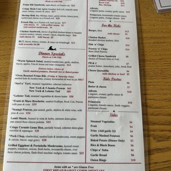 The Wharf - Menu pg 2 - Seafood Near Me - Fort Bragg, California The Wharf - Menu pg 2 - Seafood Near Me - Fort Bragg, California