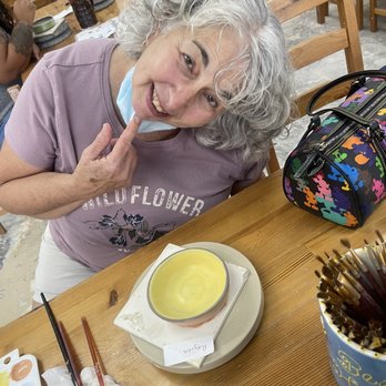 Super Awesome Cool Pottery - My mom, painting! - Art Galleries Near Me - Orlando, Florida Super Awesome Cool Pottery - My mom, painting! - Art Galleries Near Me - Orlando, Florida
