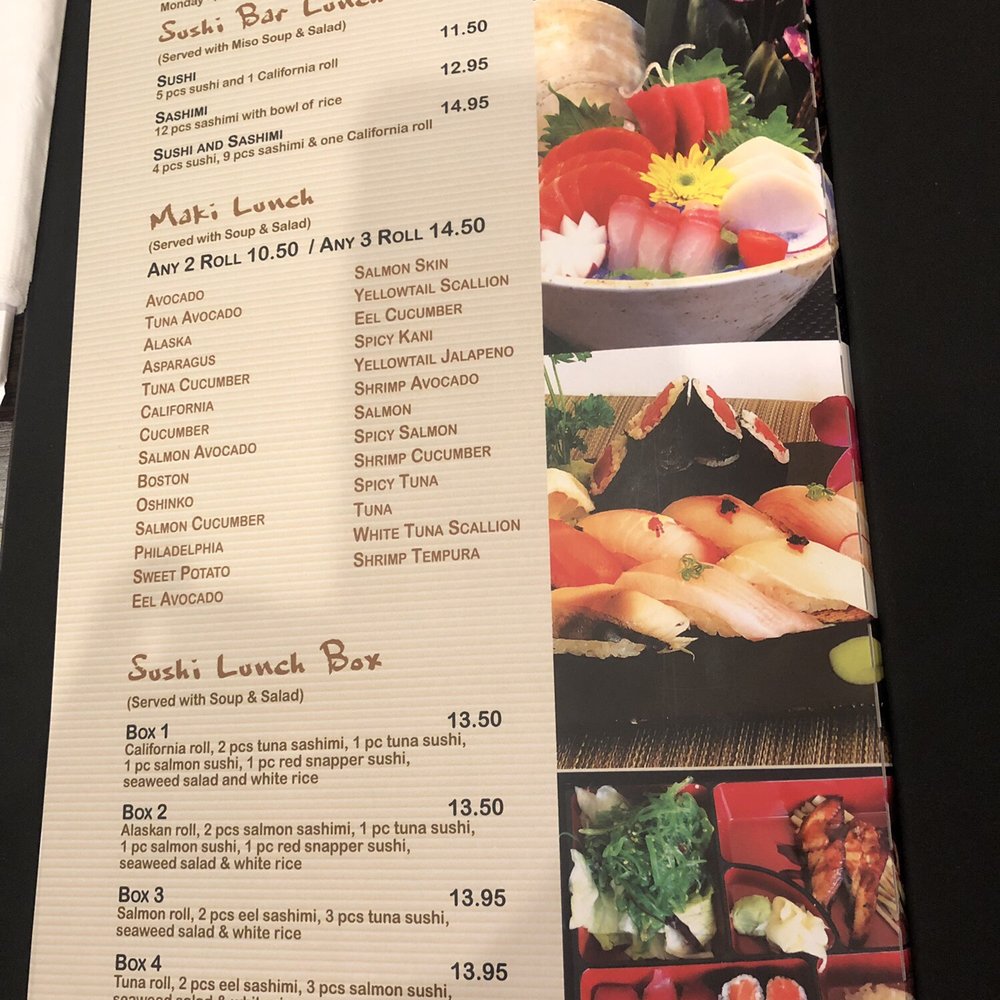 Sakana - Lunch specials menu - Sushi Bars Near Me - Somerset, New Jersey Sakana - Lunch specials menu - Sushi Bars Near Me - Somerset, New Jersey